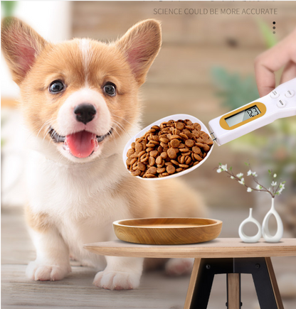 Pet Food Spoon with Scale