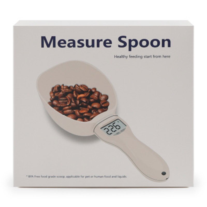 Pet Food Spoon with Scale