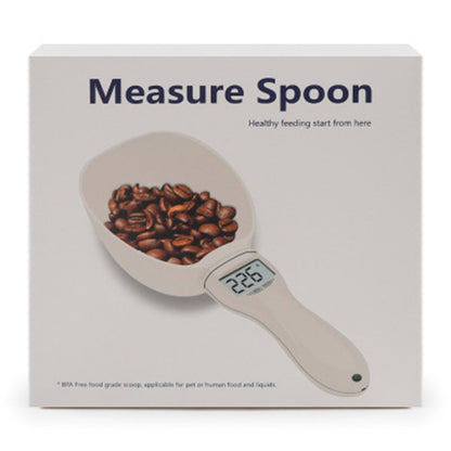 Pet Food Spoon with Scale